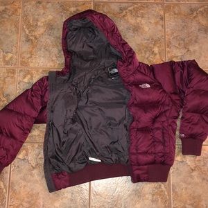 Small north face parka